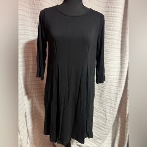 Umgee Black 3/4 Sleeve Dress